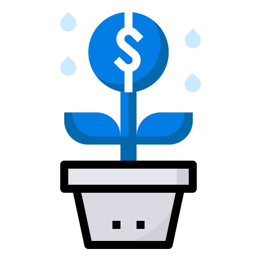 Growth, income, investment, profit, salary icon