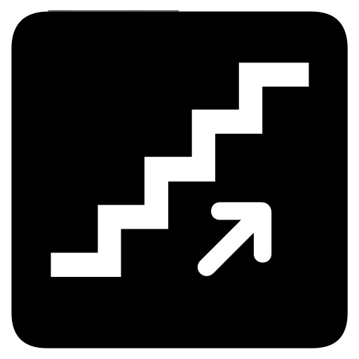 Stairs, up icon