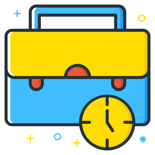 Bag, employee, job, seeker, unemployee, work icon
