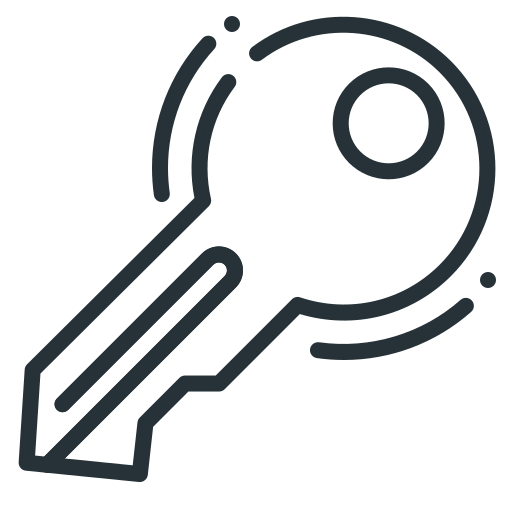 Key, open icon