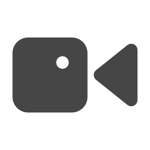 Camera, facetime, record, video, cinema, movie, multimedia icon