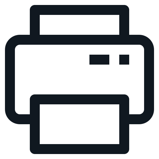 Device, paper, print, printer, write icon