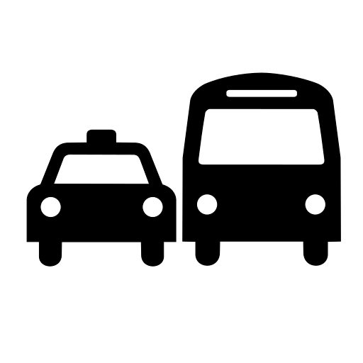 Traffic, cars, transportation, ground icon