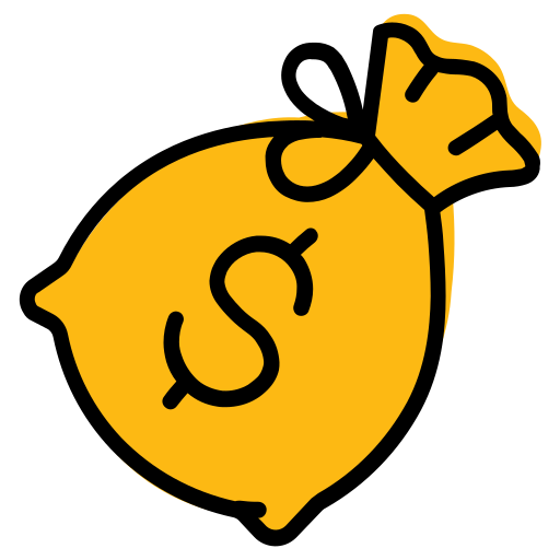 Bag, cash, currency, dollar, money, sack icon