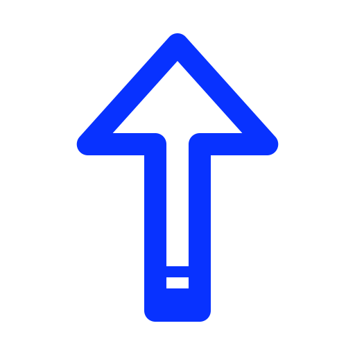 Arrow, direction, navigation, top, up icon