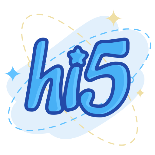 Hi5, media, social icon