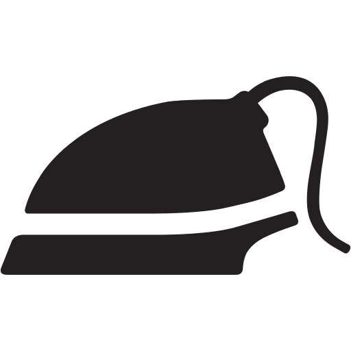 Iron, electric, ironing, laundry, tool icon