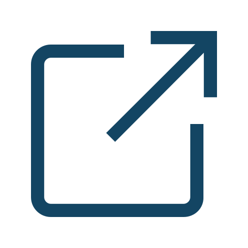 Launch, open, share icon