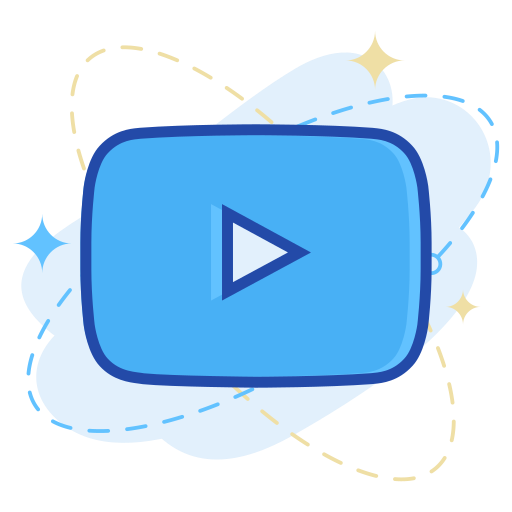 Media, social, youtube icon