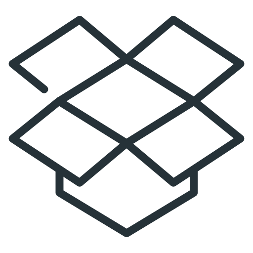 Box, dropbox, logo icon