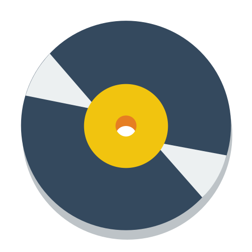 Disc, vinyl icon
