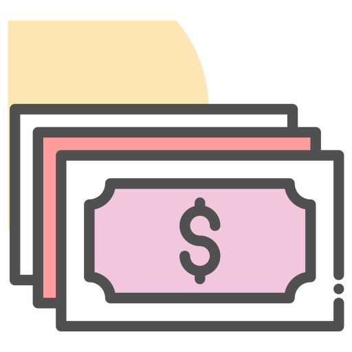 Dollar, money, paper icon
