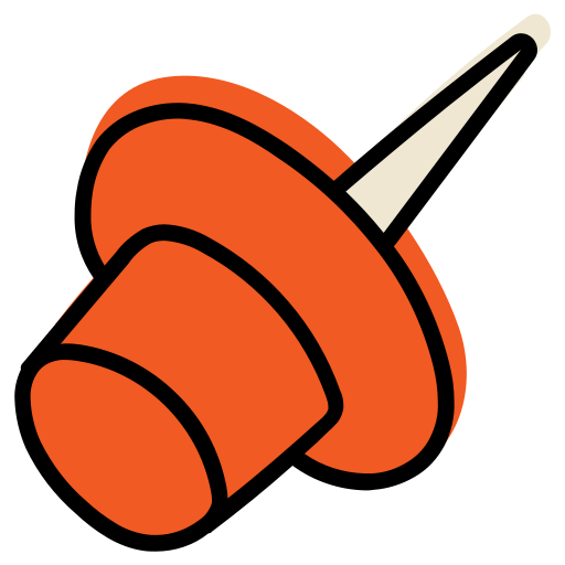 Office, pin, pushpin, sharp icon