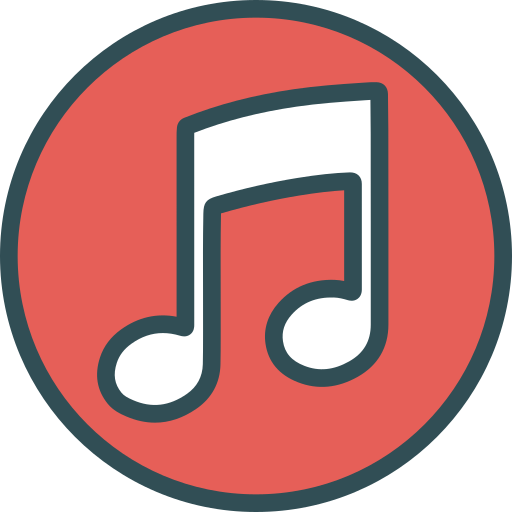 Brand, logo, music, network, social icon