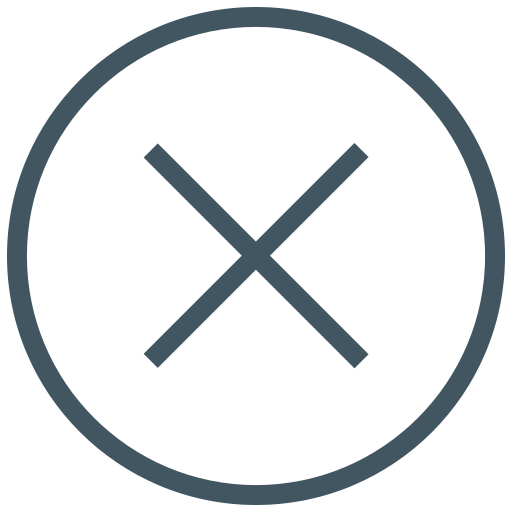 Cancel, close, cross, delete, remove, stop, wrong icon