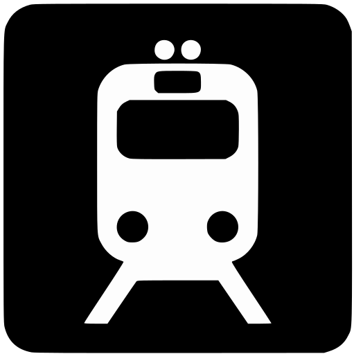 Transportation, train, rail icon
