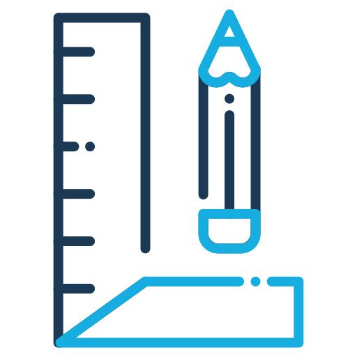 Building, construction, industry, measurement icon