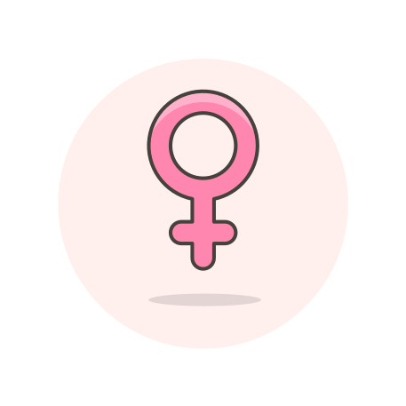 Female, sign icon