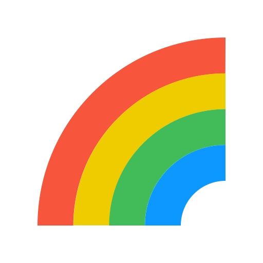 Forecast, rainbow, spectr, weather icon
