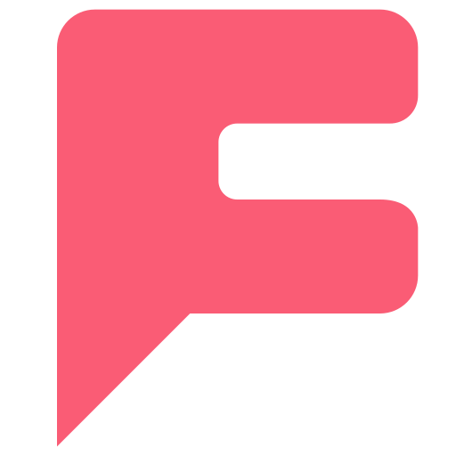 Four, logo, media, social icon