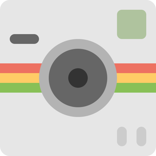 Camera, mobile, photo, polaroid, socialmatic, video, wireless icon