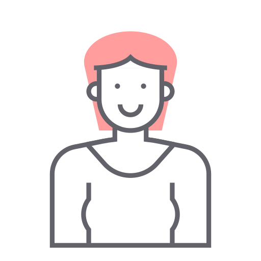 Avatar, female, normal, woman icon