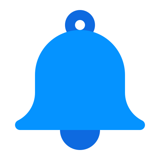 Alarm, alert, bell, internet, notice, notification, security icon