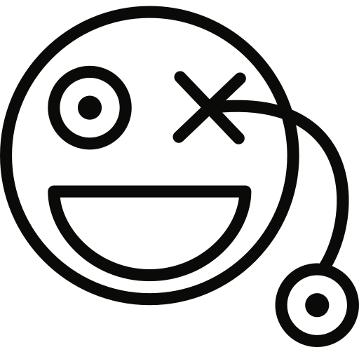 Eye, glass icon