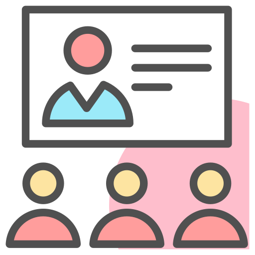 Analytics, business, conference, presentation icon