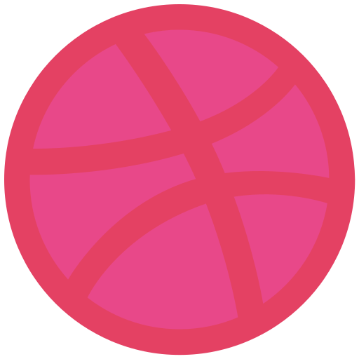 Dribbble, logo, network, social icon