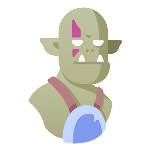 Creature, fantasy, monster, ogre, orc, troll icon
