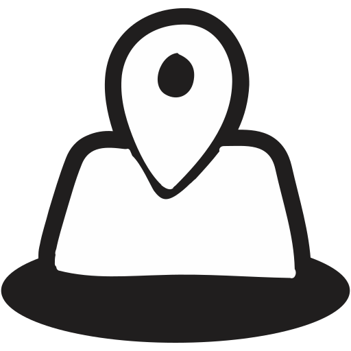 Direction, pointer, location, map icon