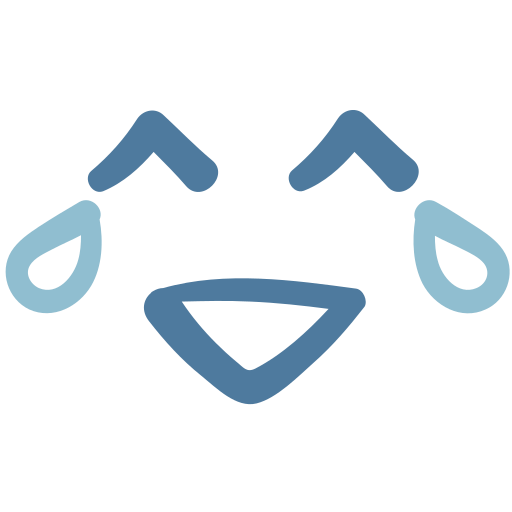 Cry, emoji, emoticon, happy, laugh, smile icon