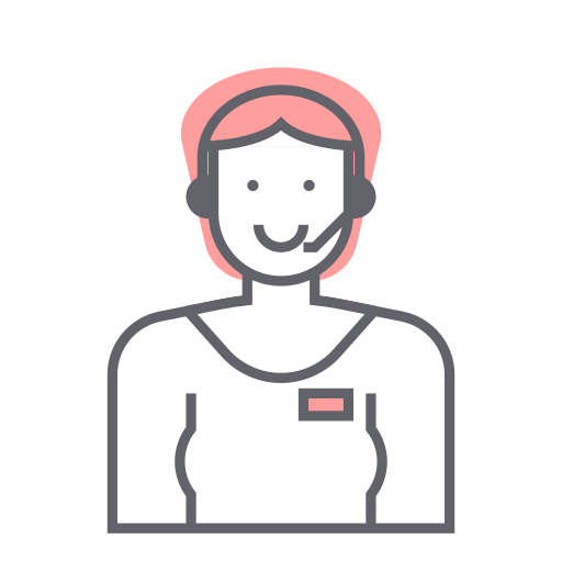 Avatar, female, headset, profile, woman icon
