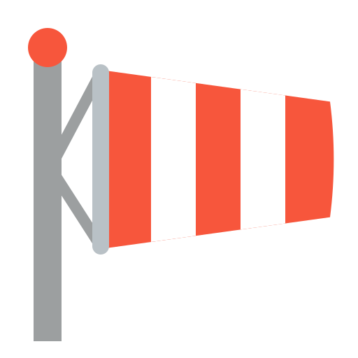 Catcher, direction, flag, weather, wind, windy icon