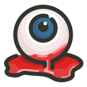 Bloody,Eyeball,Halloween,Scary
