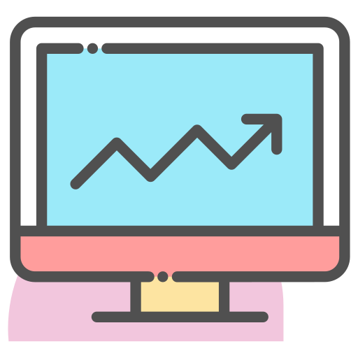Analytics, graph, online, statistics icon