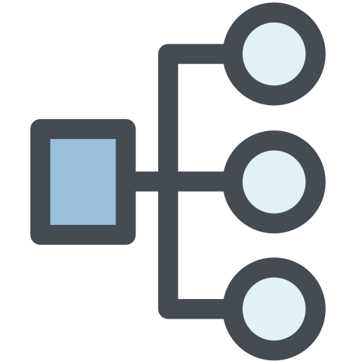 General, hierachy, map, office, site, structure icon