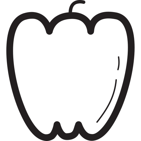 Pepper, vegetable, vegetables, veggie, veggies icon