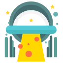 Abduction,Alien,Saucer,Space,Spaceship,Stars,Ufo