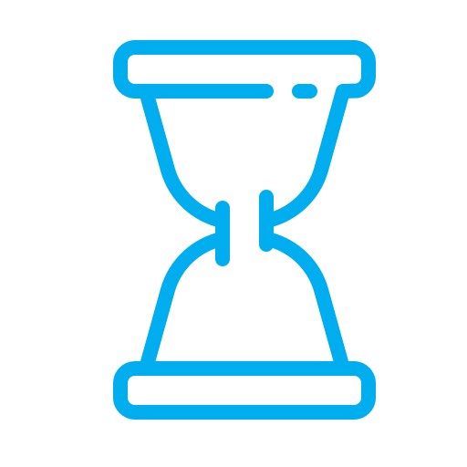 Clock, hourglass, time, timekeeper, timer, watch icon