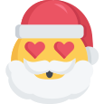Christmas,Emoji,Love,Santa