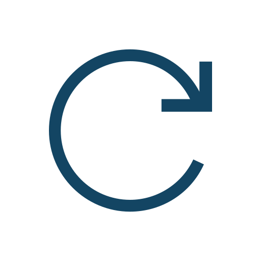 Forward, right, rotation icon