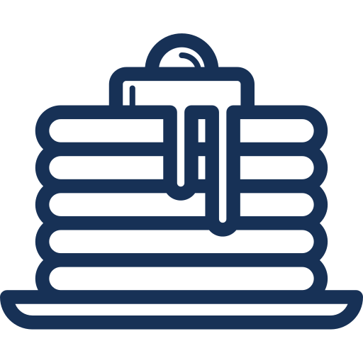 Breakfast, hotcakes, kitchen, pancakes, restaurant icon