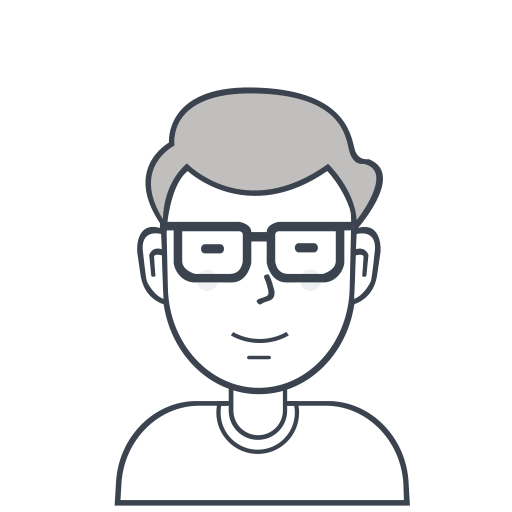 Avatar, male, man, user, glasses, person icon