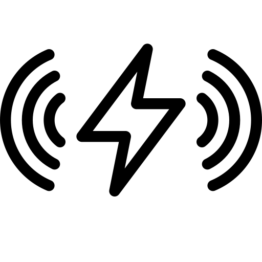 Apple, charging, wireless icon