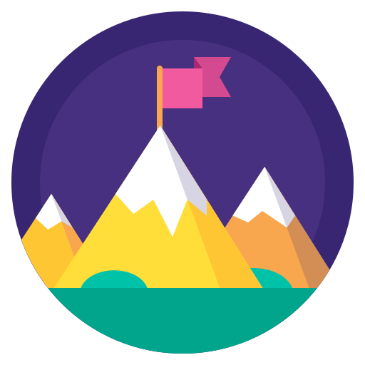Badge, flag, leader, mountain, sport, top, winner icon