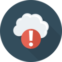 interface,symbol,seo and web,cloud,error,warning,exclamation,black,errors,haw weather fill