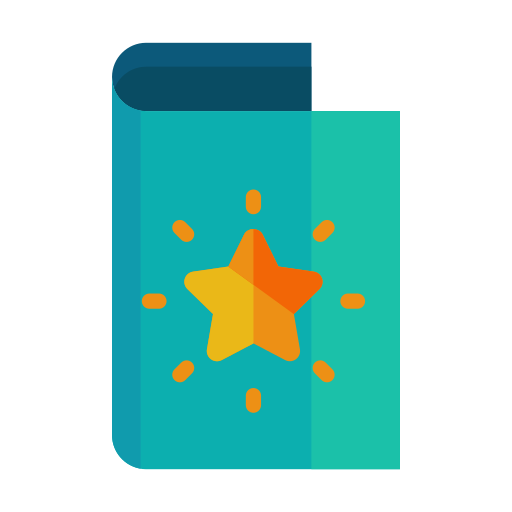 Bright, card, greeting, light, send, star icon