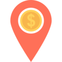 dollar,interface,signs,maps and location,pin,map pointer,map point,map location,placeholder ok 